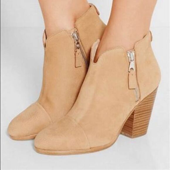 NWOB Rag & Bone Margot Ankle Boots Heels Suede 40 - Picture 3 of 15